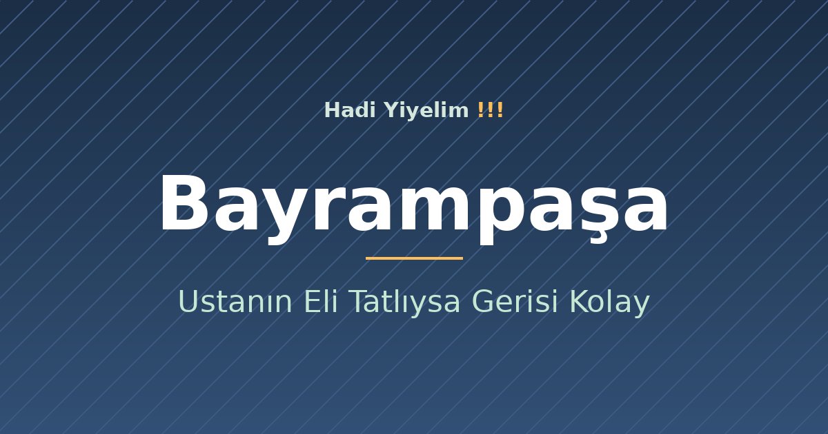 Bayrampaşa'da Döner ve Dürüm: Ustanın Eli Tatlıysa Gerisi Kolay