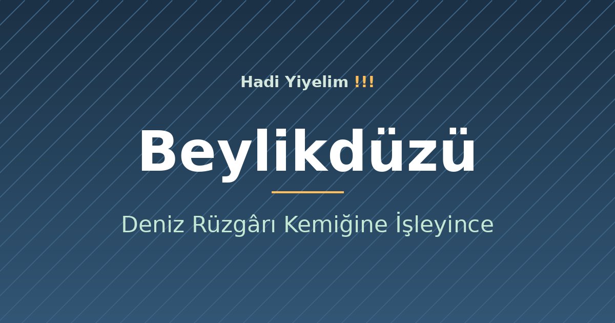 Beylikdüzü'nde Çorba: Deniz Rüzgârı Kemiğine İşleyince