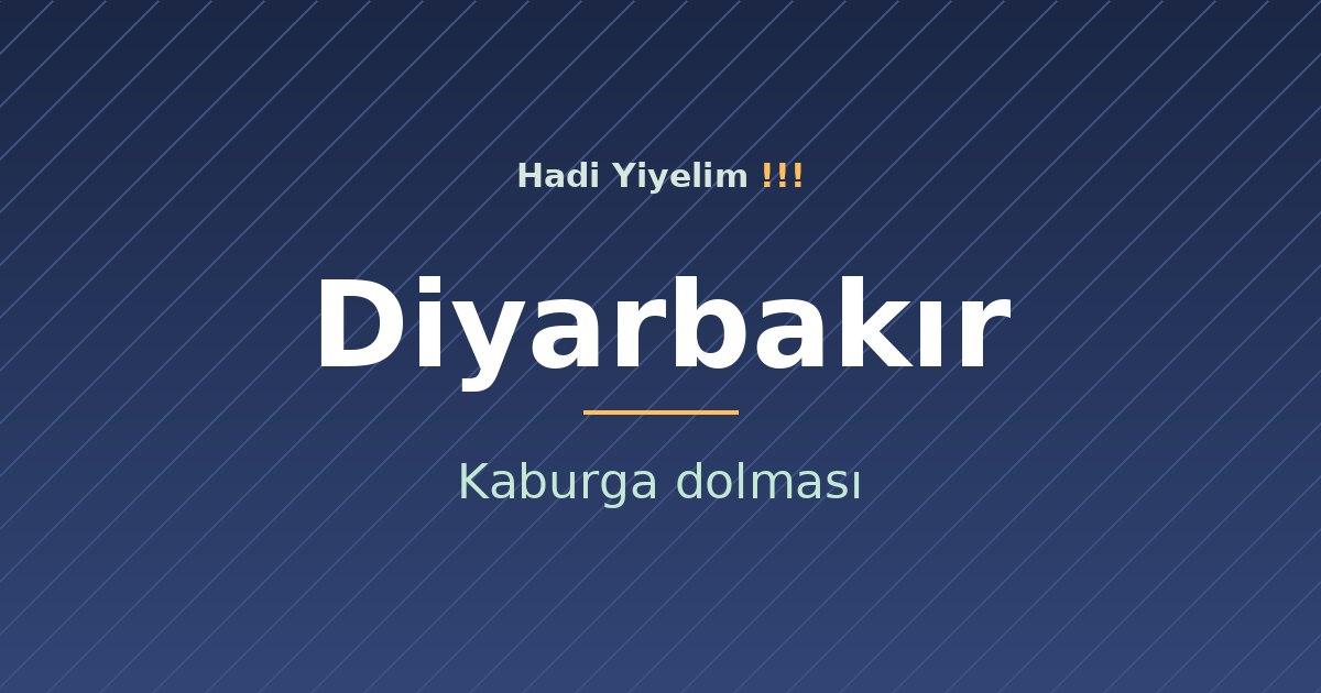 Diyarbakır mutfağından bir klasik: Kaburga dolması