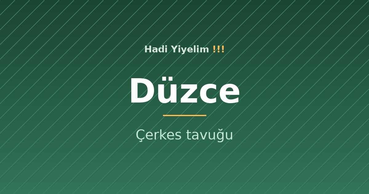 Düzce mutfağından bir klasik: Çerkes tavuğu