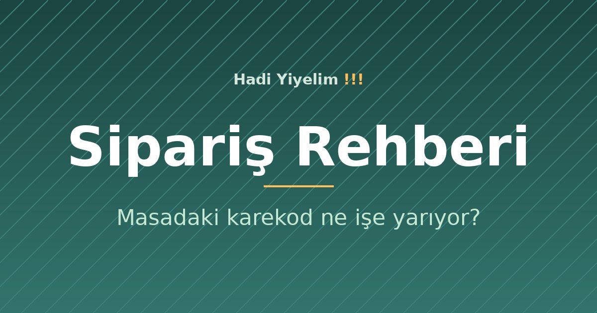 Masadaki karekod ne işe yarıyor?
