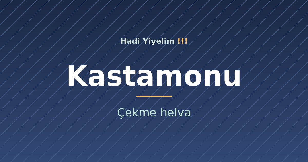 Kastamonu mutfağından bir klasik: çekme helva