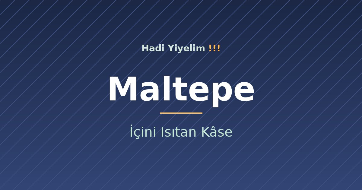 Maltepe'de Kış Akşamı Çorba: İçini Isıtan Kâse