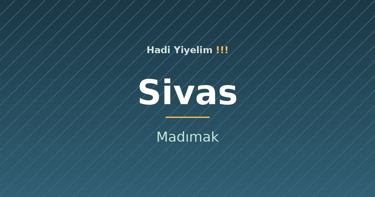 Sivas mutfağından bir klasik: Madımak
