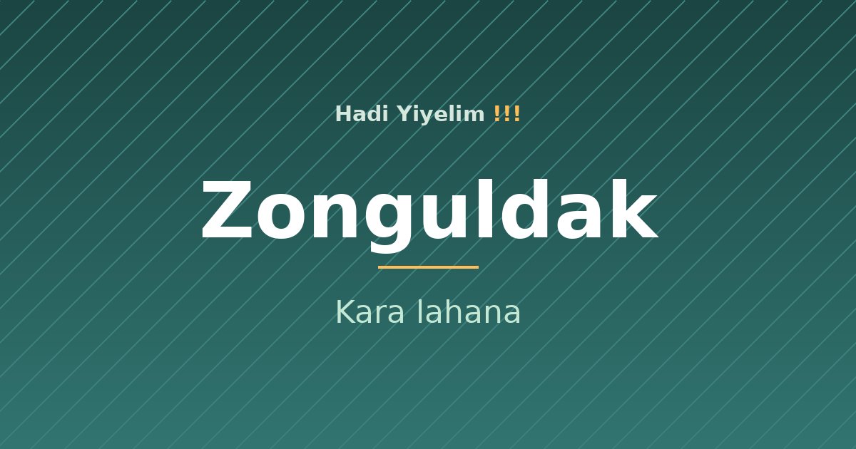Zonguldak mutfağından bir klasik: Kara lahana